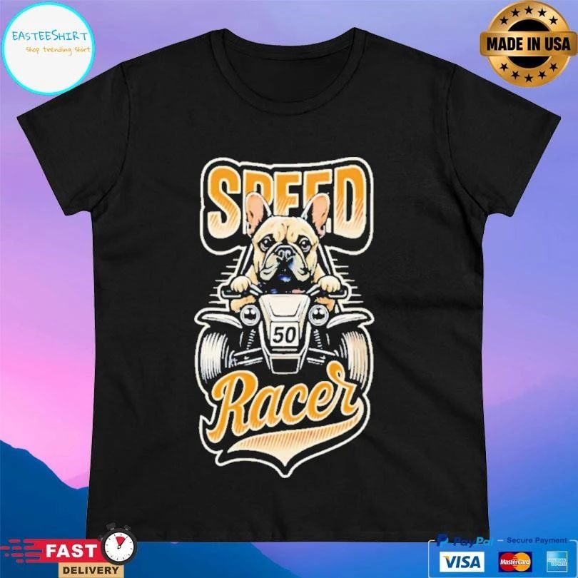Speed Racer Frenchie T-shirts