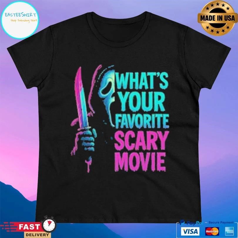 What’s Your Favorite Scary Movie Horror Characters Movie Halloween 2025 T-shirts