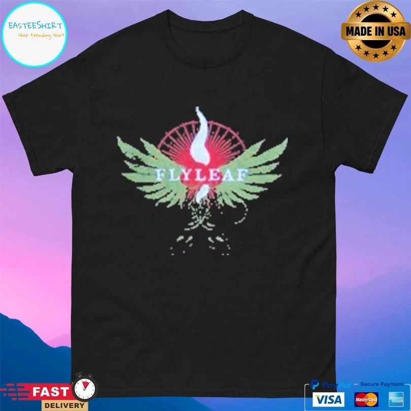 Flyleaf Wings Burst Slim Fit T-shirts