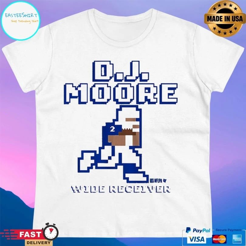DJ Moore Wide Receiver Retro Baller T-shirts
