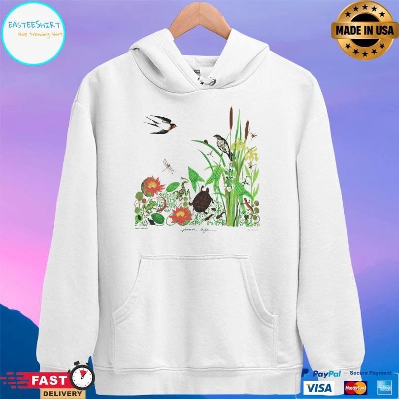 Pond Life Adult Natural T-shirts