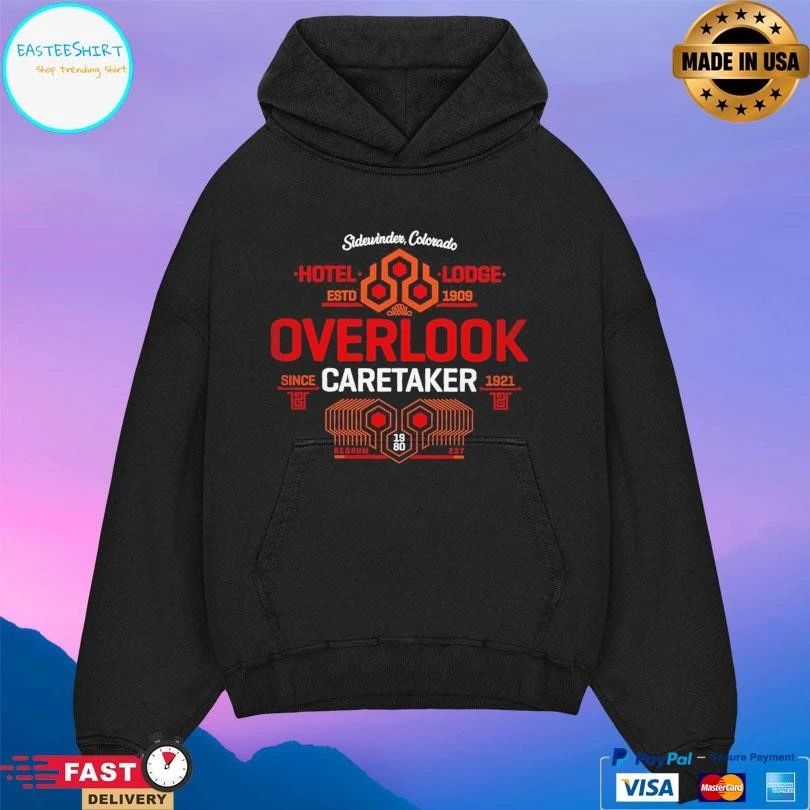 Overlook Caretaker Since 1921 Sidewinder Colorado Hotel Lodge T-shirts