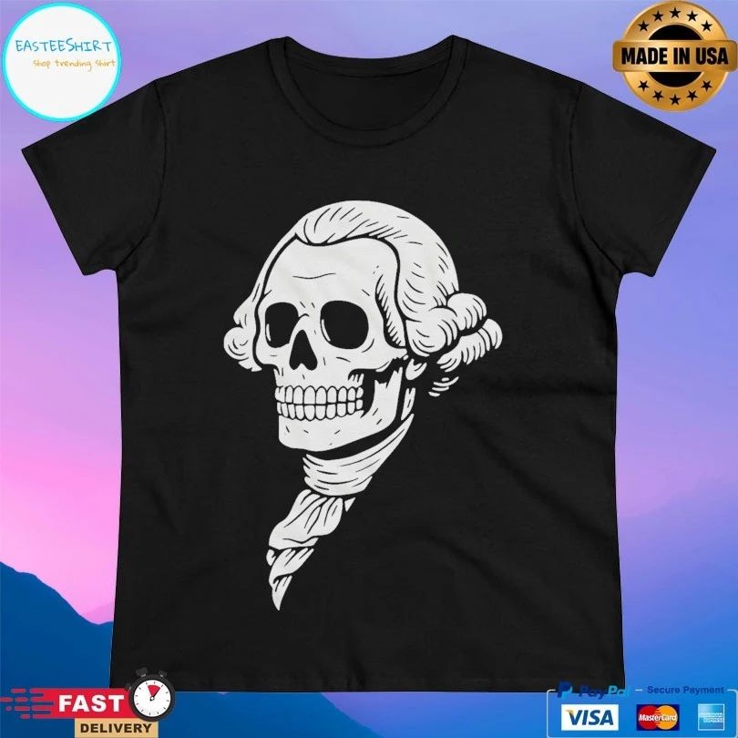 Poor Richard Monogram Logo Drilling Skull T-shirts