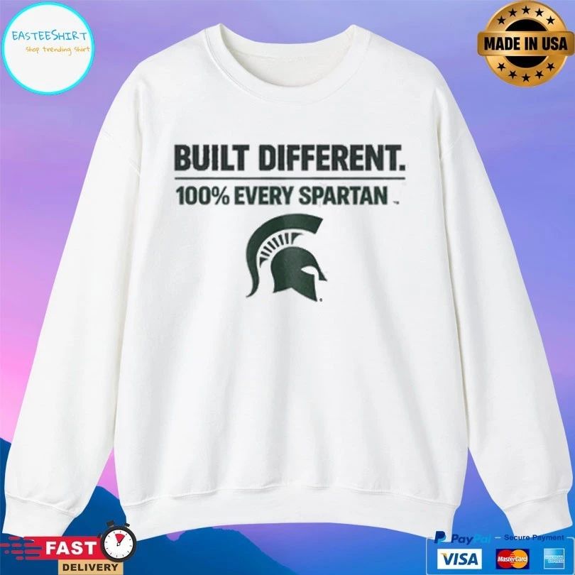 Built Different 100 Every Spartan T-shirt