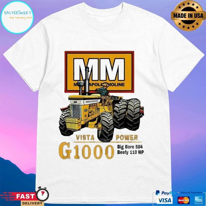 Minneapolis-Moline Vista Power G1000 Big Bore 504 Beefy 110 Hp T-shirts