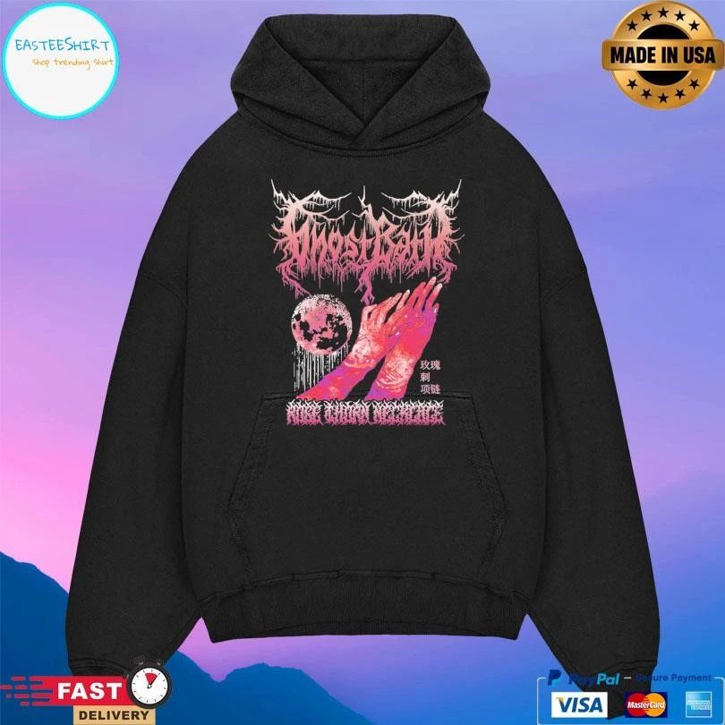 Ghost Bath Rose Thorn Necklace T-shirts