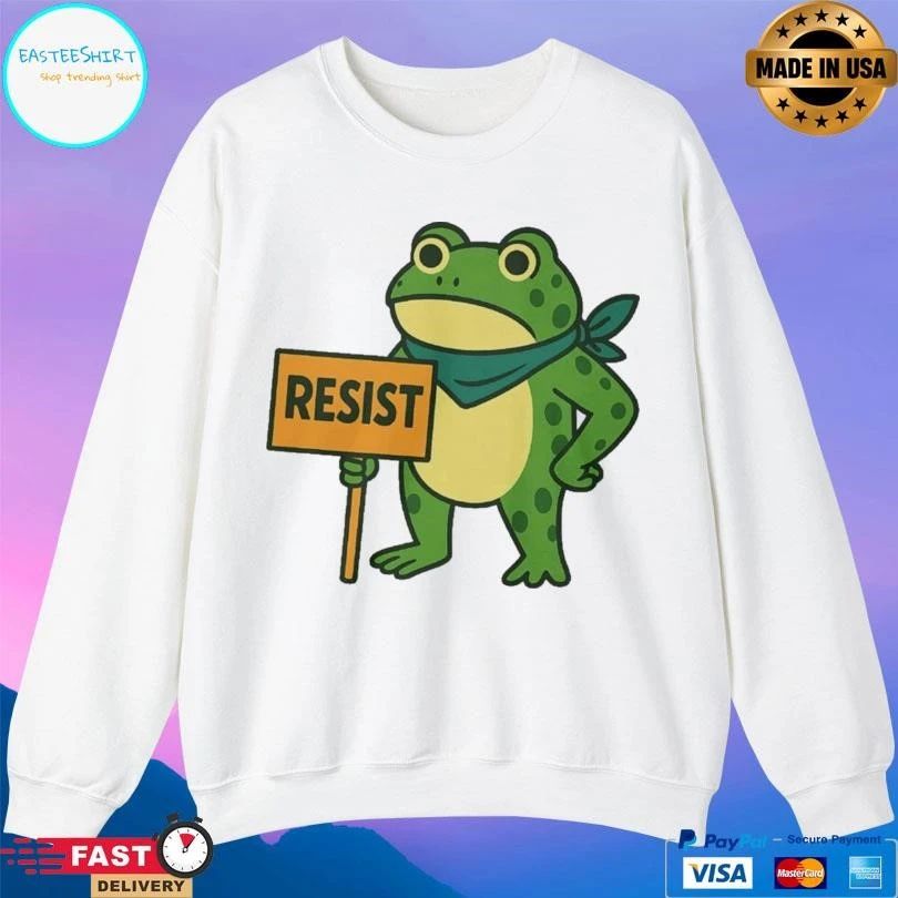Frog Resist Portland Frog Protest Activist Political 2025 T-shirts