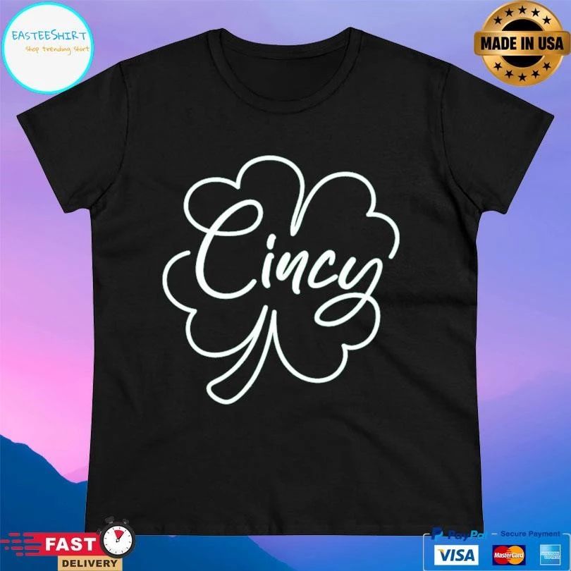 Cincy Clover Outline T-shirts