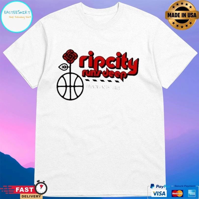 Portland Trail Blazers Ripcity Runs Deep Opening Night 2025 T-shirts