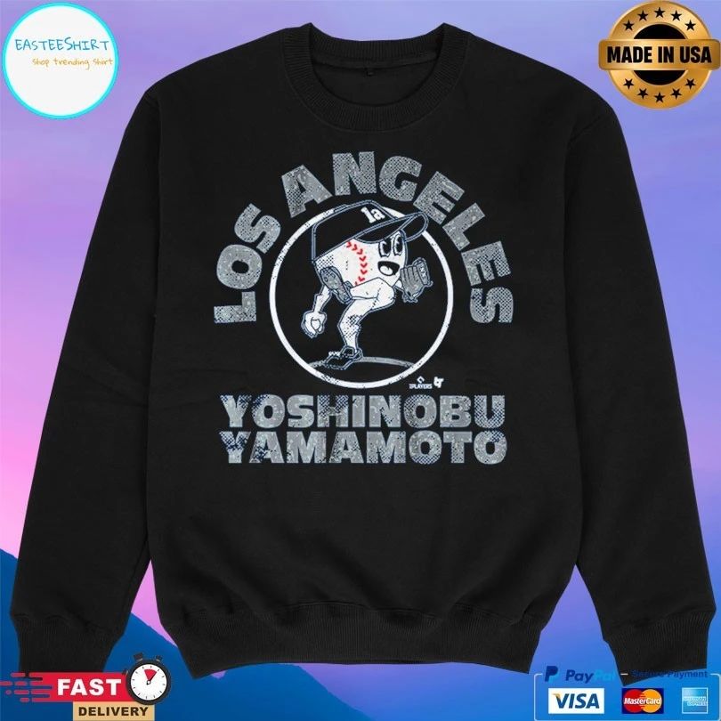 Los Angeles Dodgers Yoshinobu Yamamoto Baseball Buddies T-shirts