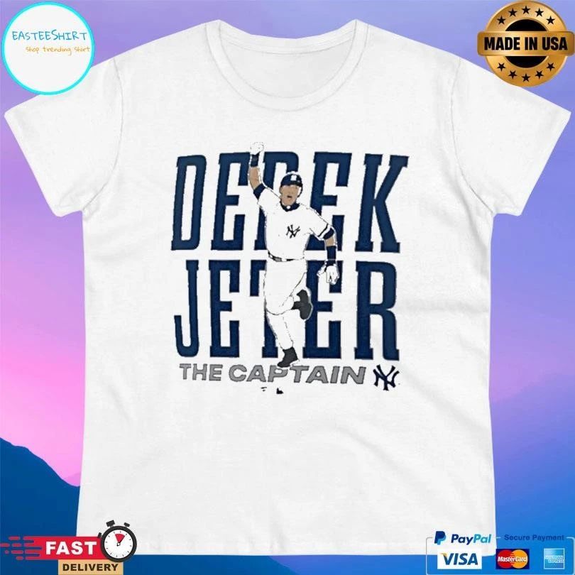 The Captain Derek Jeter New York Yankees Cooperstown Player T-shirts