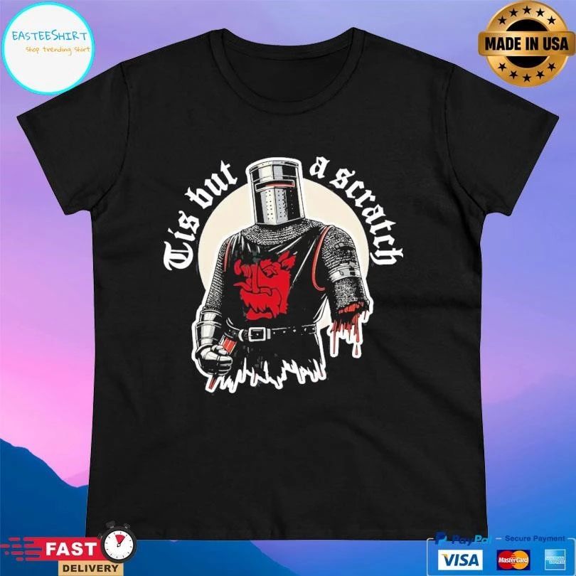 Tis But A Scratch Black Knight T-shirts