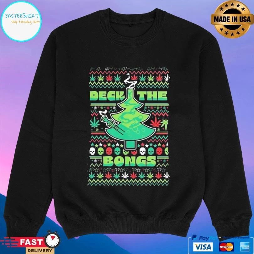 Santa Cypress Deck The Bongs T-shirts