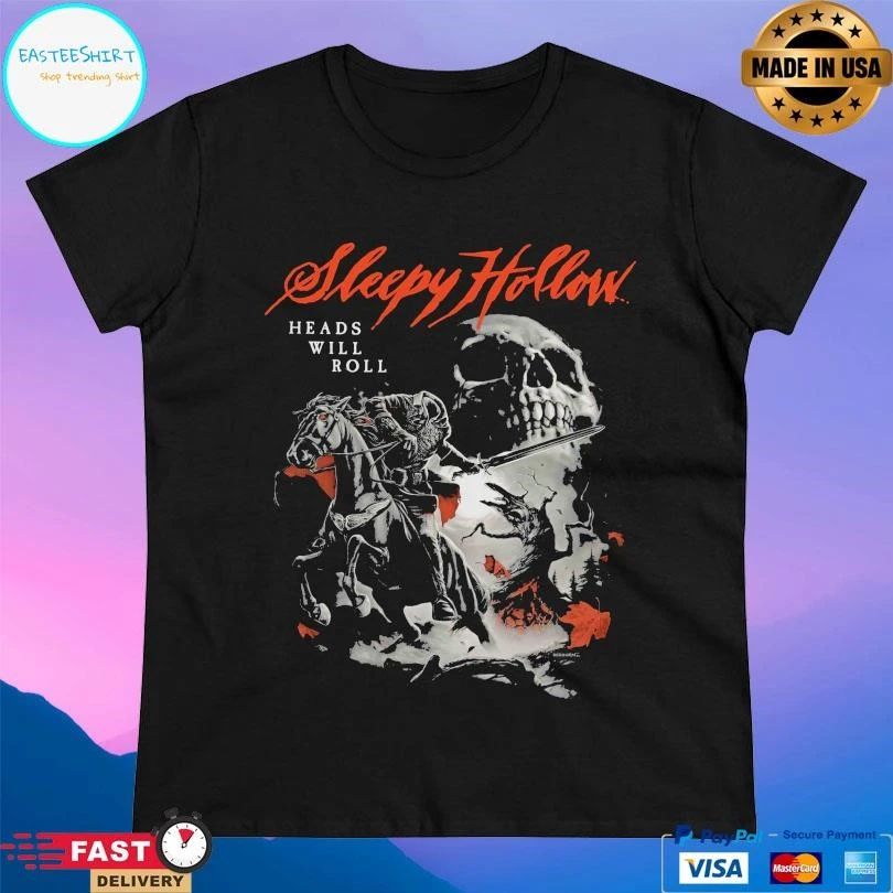 Sleepy Hollow Heads Will Roll Halloween 2025 T-shirts
