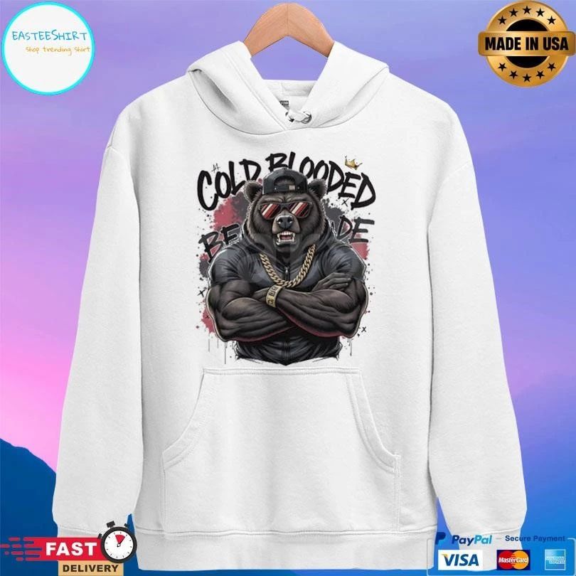 Cold Blooded Beast Mode Bear T-shirts
