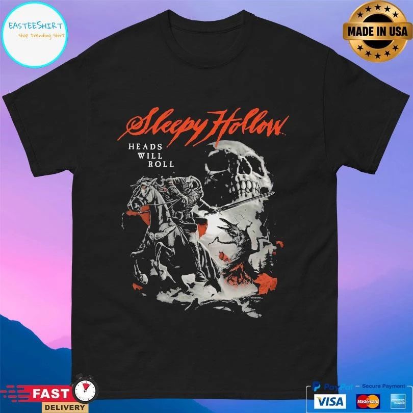 Sleepy Hollow Heads Will Roll Halloween 2025 T-shirts