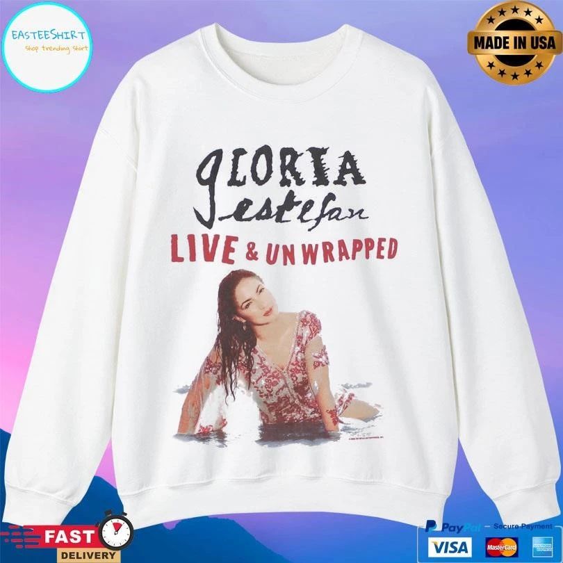 Gloria Estefan Live And Unwrapped T-shirts