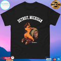 Detroit Michigan Motor Girl T-shirts