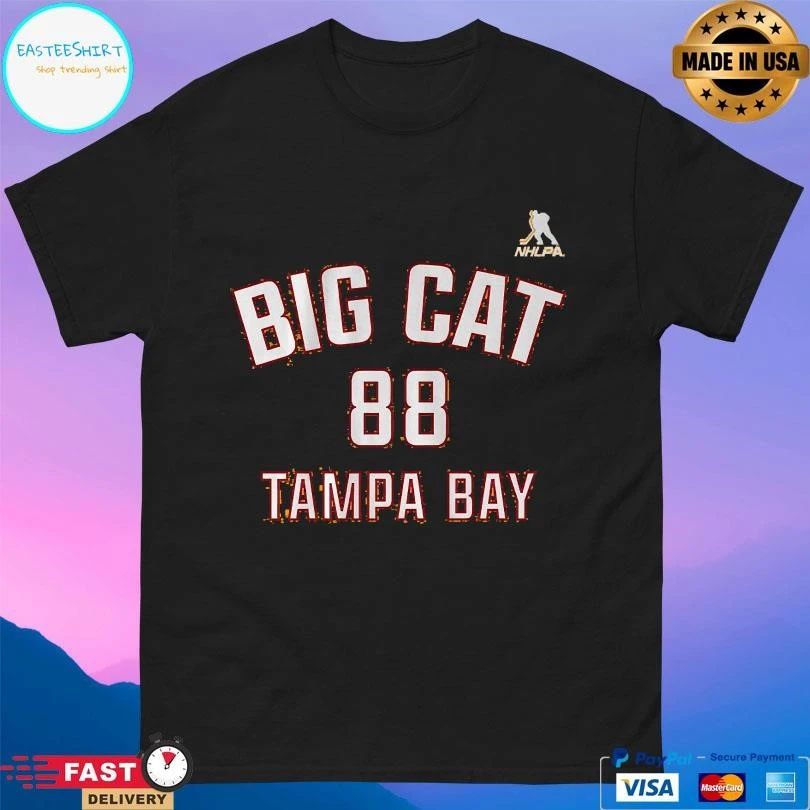 Andrei Vasilevskiy Tampa Bay Lightning Big Cat Creamsicle Name & Number T-shirts