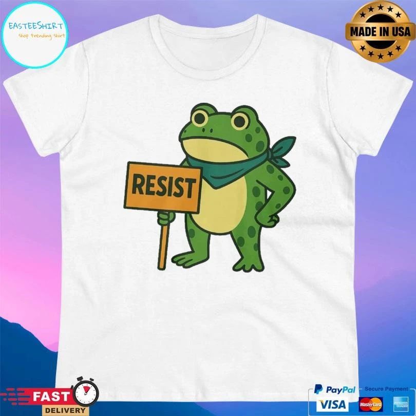Frog Resist Portland Frog Protest Activist Political 2025 T-shirts