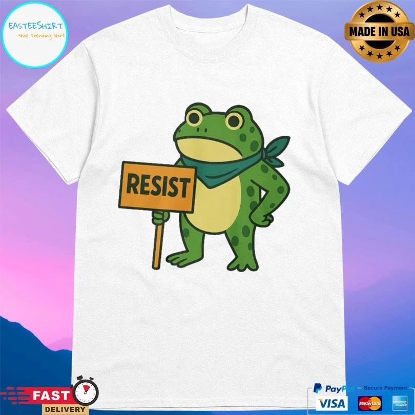 Frog Resist Portland Frog Protest Activist Political 2025 T-shirts