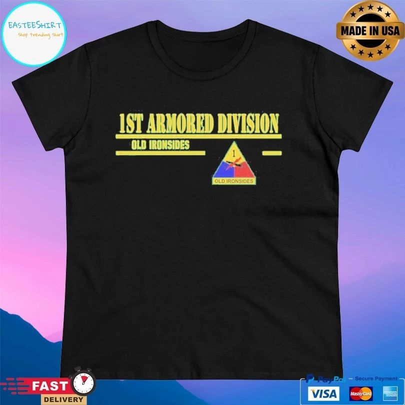 1st Armored Division Old Ironsides T-shirt