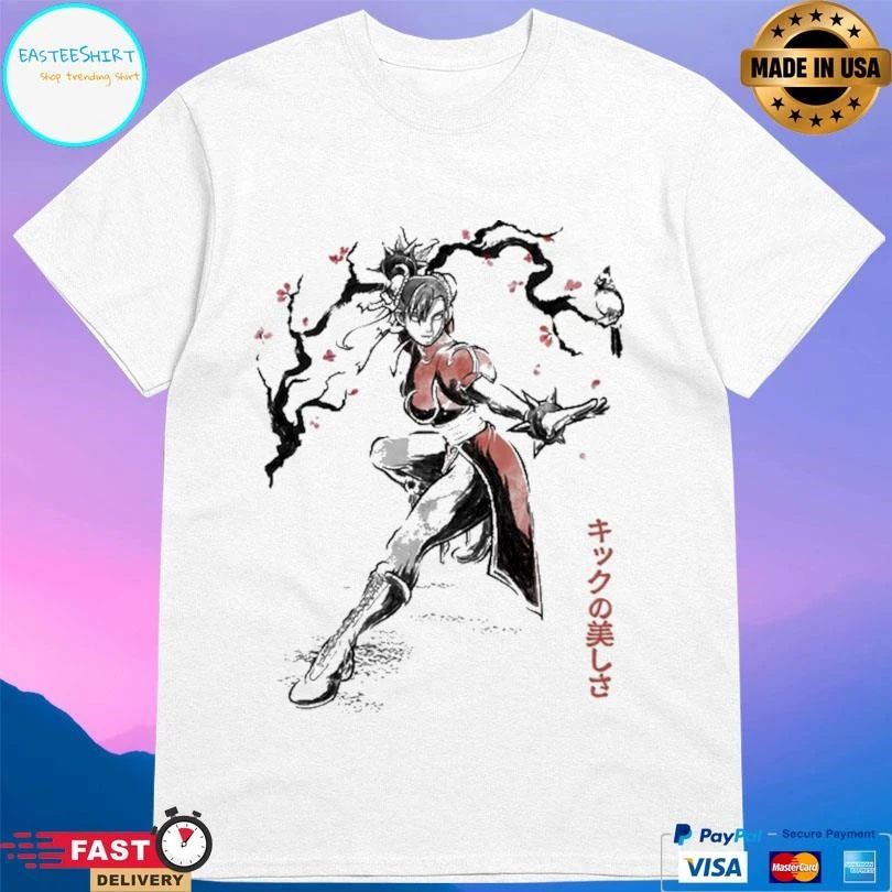 The Kicking Beauty Sumi-e T-shirts