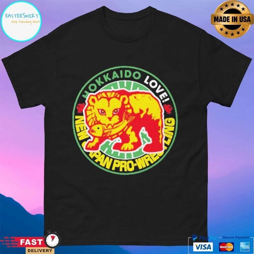 Lion Mark Hokkaido Love Logo T-shirts