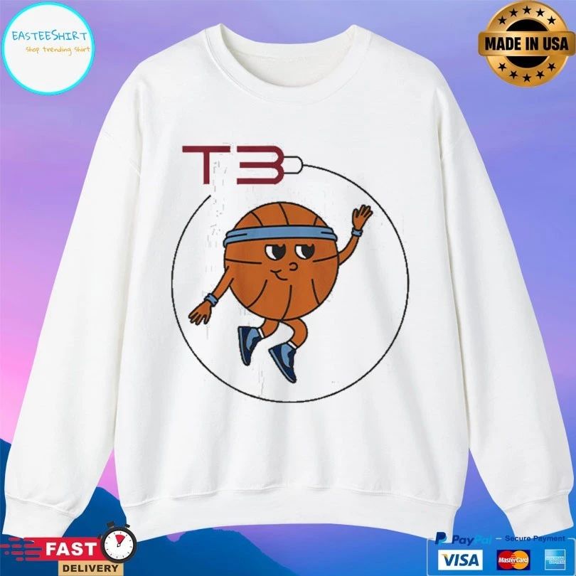T3 Basketball Logo T-shirts