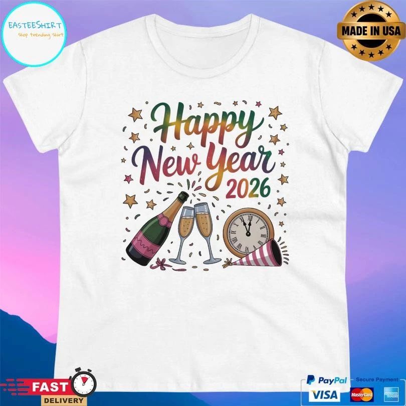 Happy New Year 2026 T-shirts