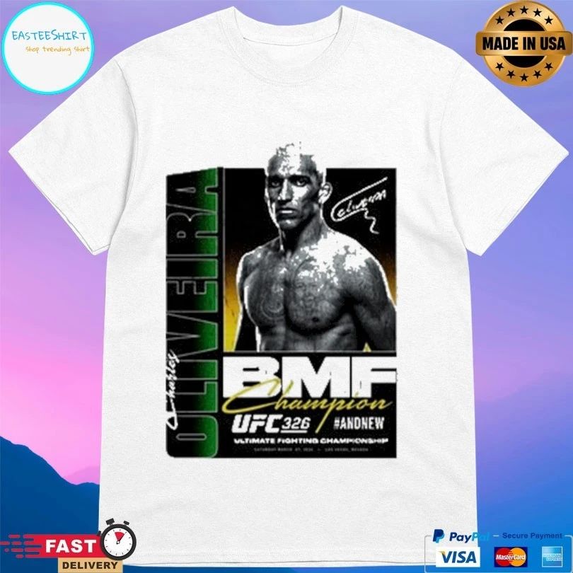 Charles Oliveira Ufc 326 #Andnew BMF Champion Boxy T-shirts