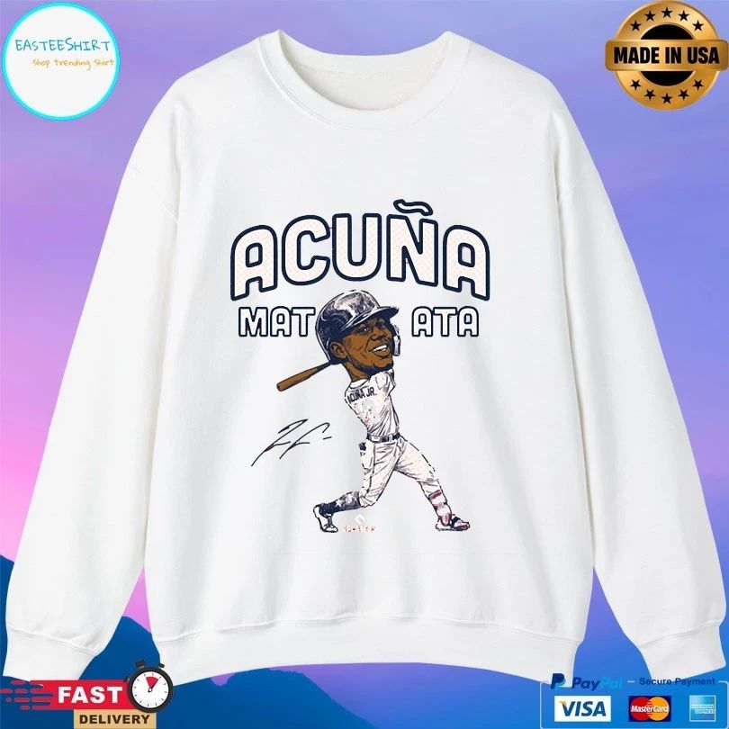 Atlanta Braves Mlb Ronald Acuña Jr Matata Signature T-shirts