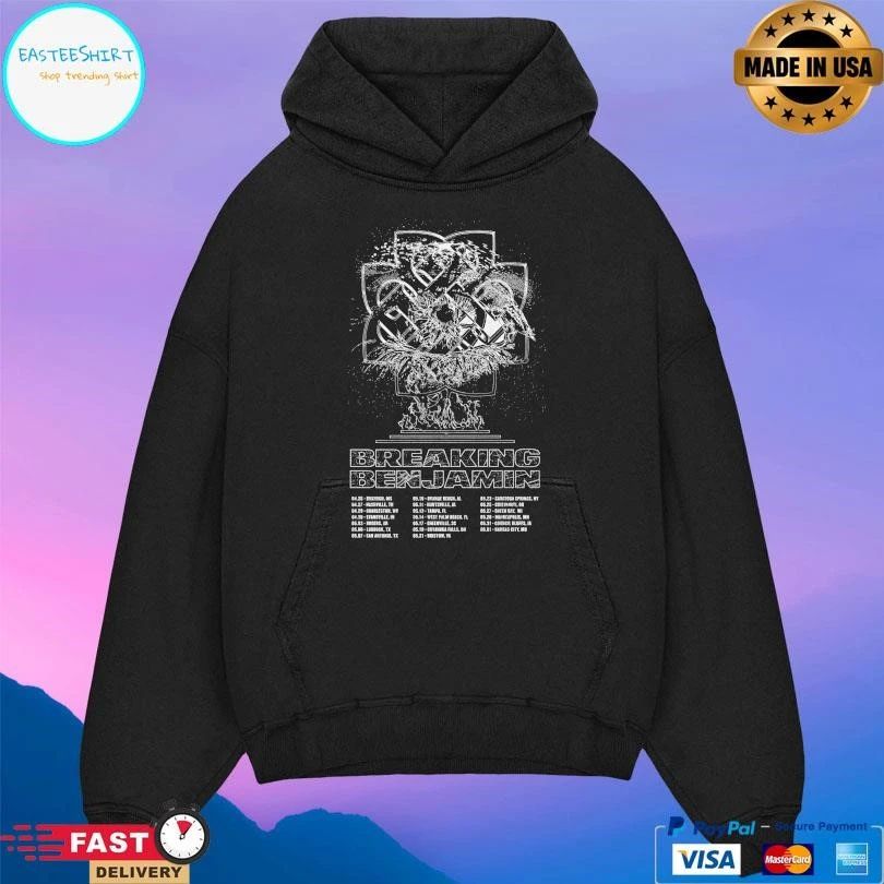 Breaking Benjamin Life Tour Date T-shirts