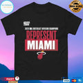 Locker Room 2020 Nba Southeast Division Champions Represent Miami Heat T-shirt