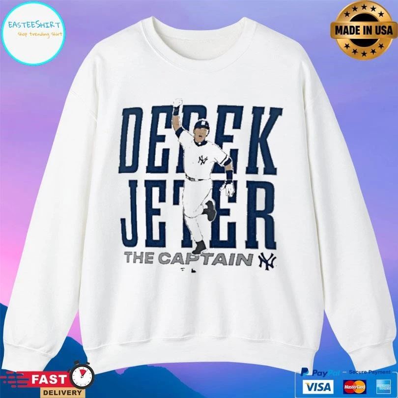 The Captain Derek Jeter New York Yankees Cooperstown Player T-shirts