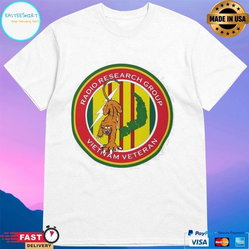 Vietnam Veteran Radio Research Group Logo T-shirt