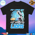 Fly Lions Fly Super Heroes Let’s Go Detroit Lions T-shirts