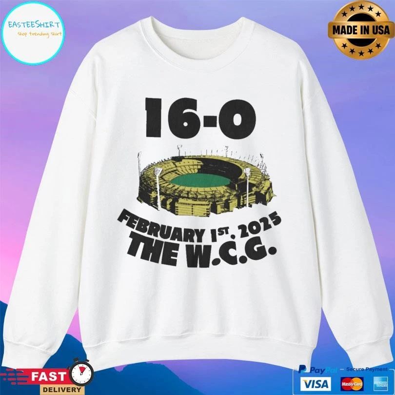 16-0 February 1st 2025 The W.C.G T-shirts