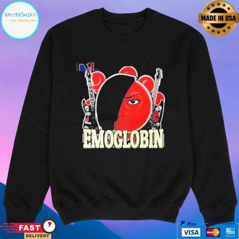 Hemoglobin Emoglobin Red Emoji T-shirts