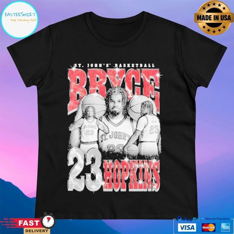 St John’s Basketball Bryce Hopkins 23 Retro 90s T-shirts