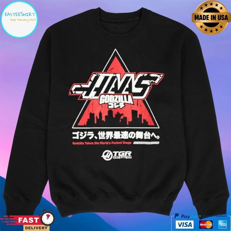 Godzilla X Haas Team Godzilla Takes The World’s Fastest Stage T-shirts