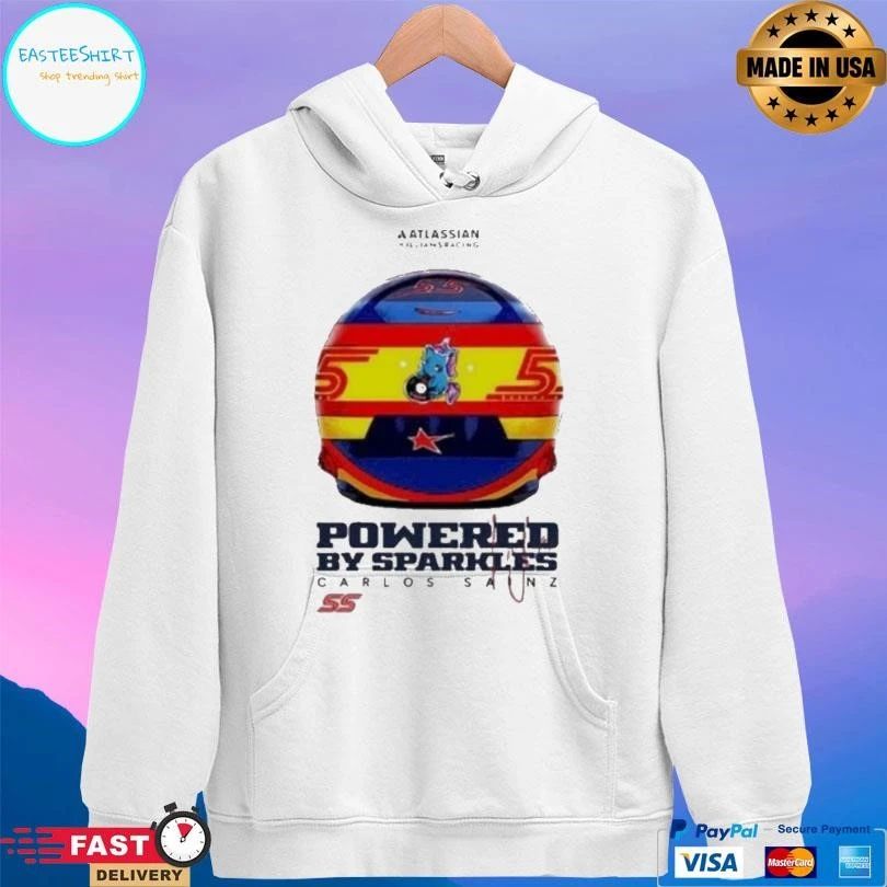 Williams Sparkles Powered By Sparkles Carlos Sainz T-shirts