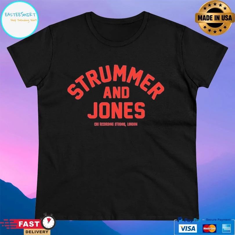 Strummer And Jones Cbs Recording Studios London T-shirts