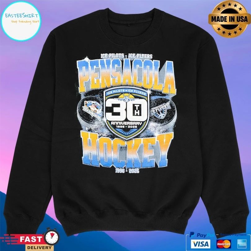 Ice Pilots Ice Flyers Pensacola Hockey 1996-2026 T-shirts