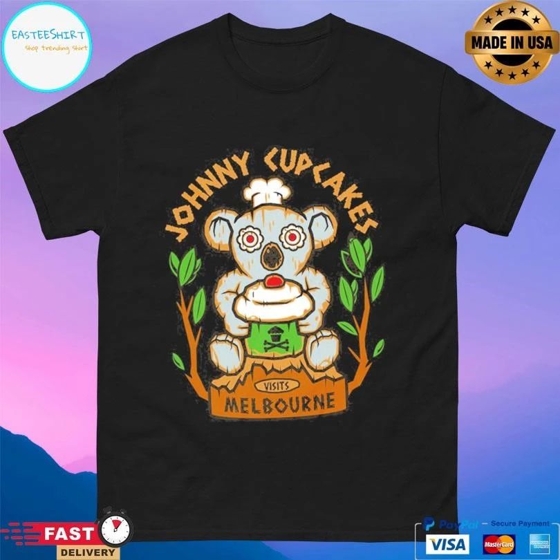 Koala Johnny Cupcakes Visits Melbourne T-shirts