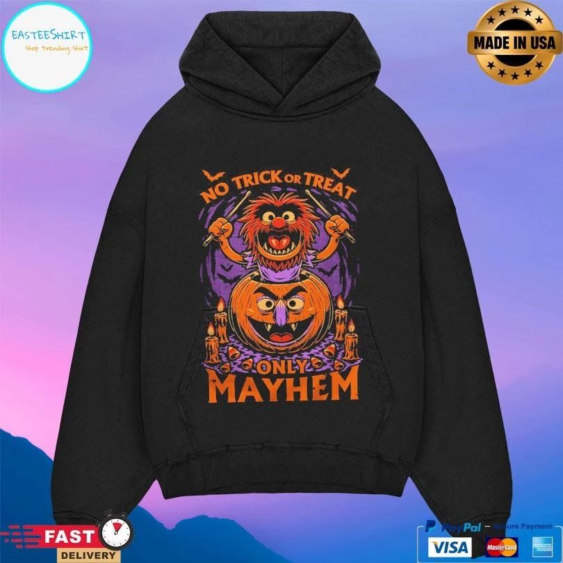 No Trick Or Treat Only Mayhem Halloween 2025 T-shirts