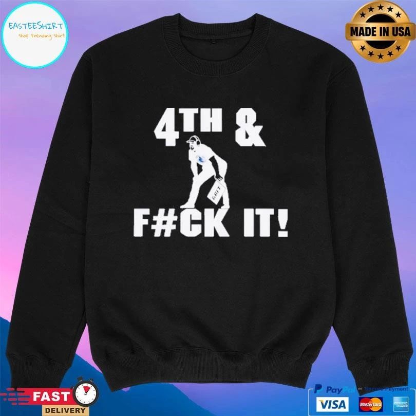 Detroit Lions 4th And Fck It Grit T-shirts