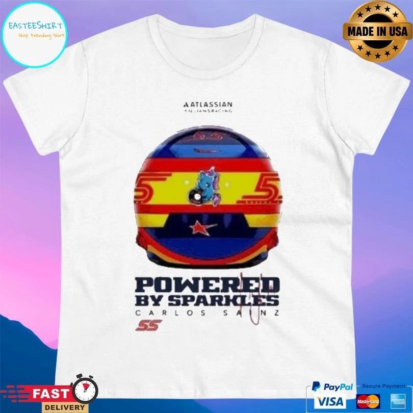 Williams Sparkles Powered By Sparkles Carlos Sainz T-shirts