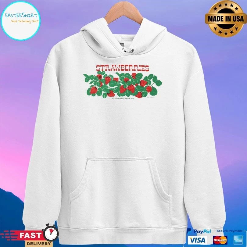 Strawberries Adult Natural Milton Christianson 1975 T-shirts
