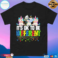 It’s Ok To Be Different Autism Awareness Day Unicorn T-shirt